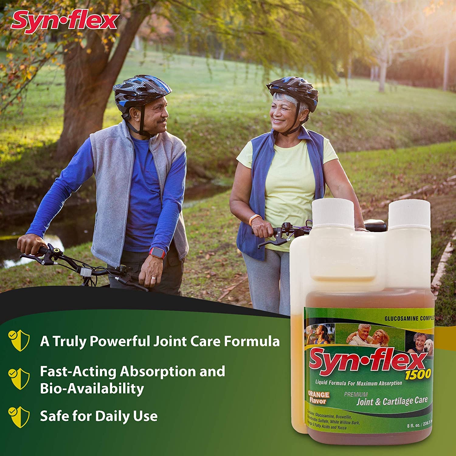 Foto 6 | Suplemento Synflex 1500 Liquid Glucosamine Mandarin Orange - Venta Internacional.