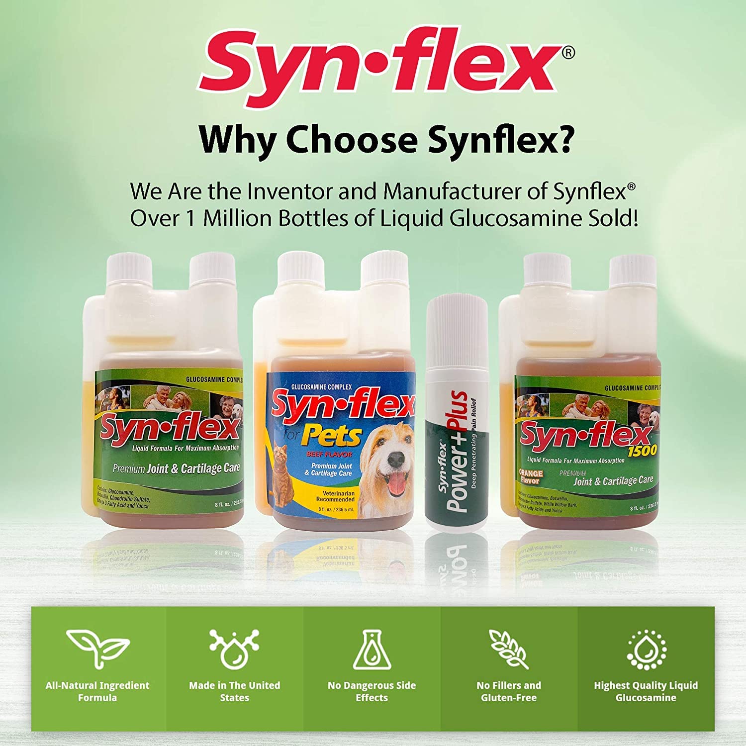 Foto 8 pulgar | Suplemento Synflex 1500 Liquid Glucosamine Mandarin Orange - Venta Internacional.