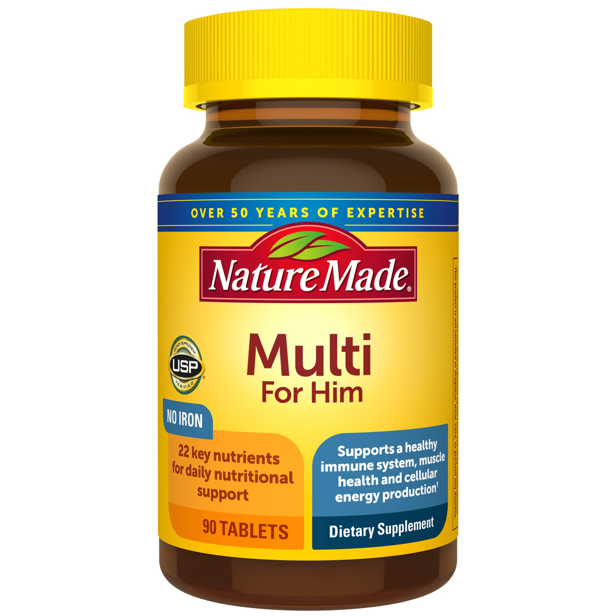 Foto 2 pulgar | Multivitamínico Natural Hecho Para Él Sin Hierro, 90 Comprimidos - Venta Internacional.