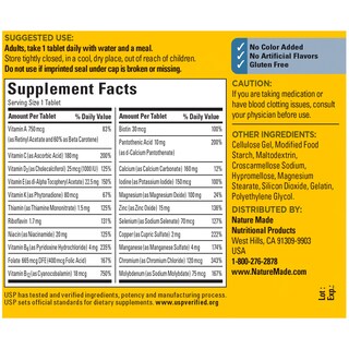 Foto 6 | Multivitamínico Natural Hecho Para Él Sin Hierro, 90 Comprimidos - Venta Internacional.