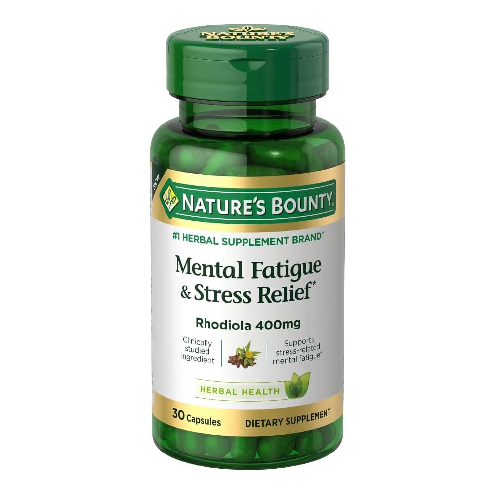 Complementa El Alivio De La Fatiga Mental Y El Estrés De Nature's Bounty - Venta Internacional.