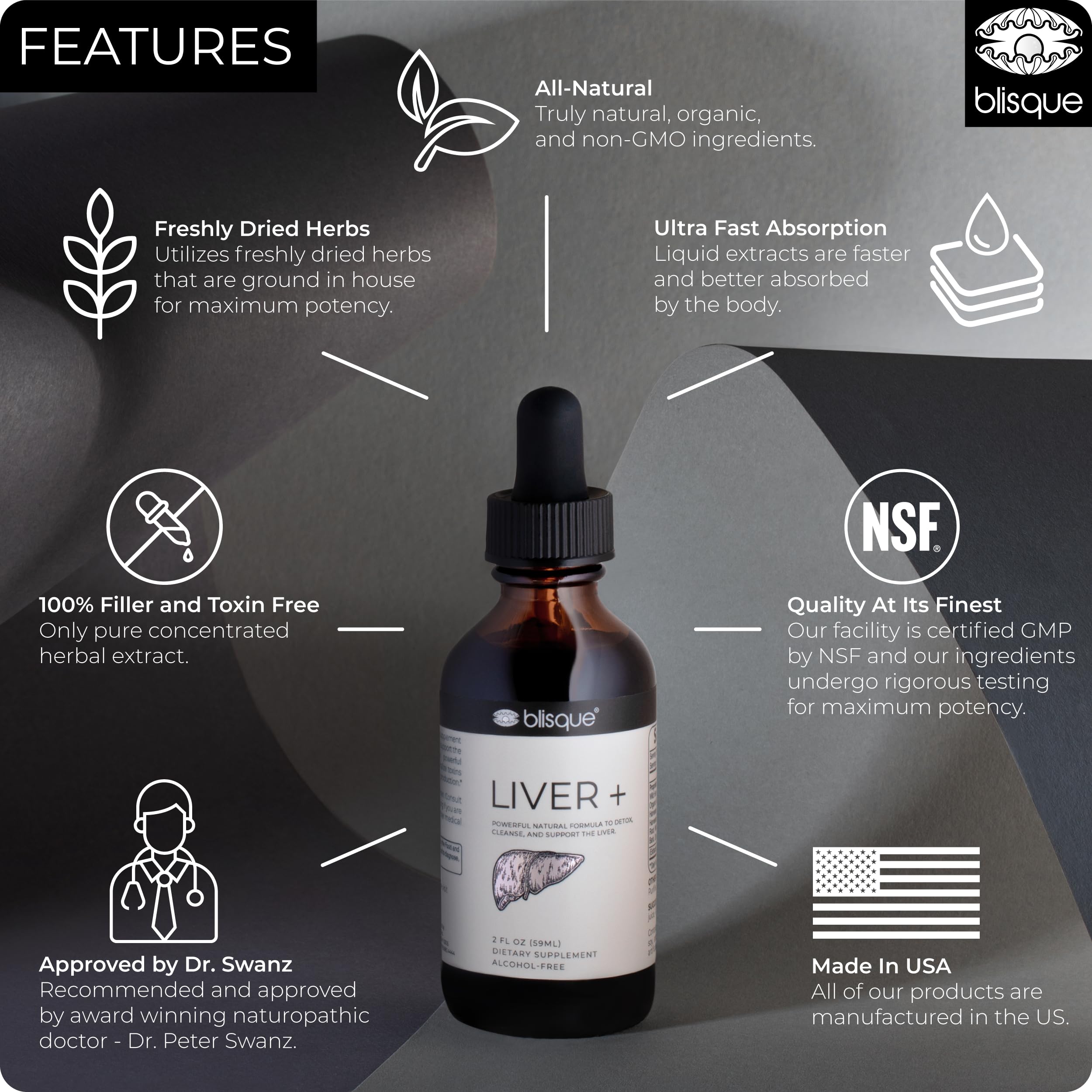 Foto 4 pulgar | Supplement Blisque Liver + Liver Complex Detox & Repair Aid - Venta Internacional.