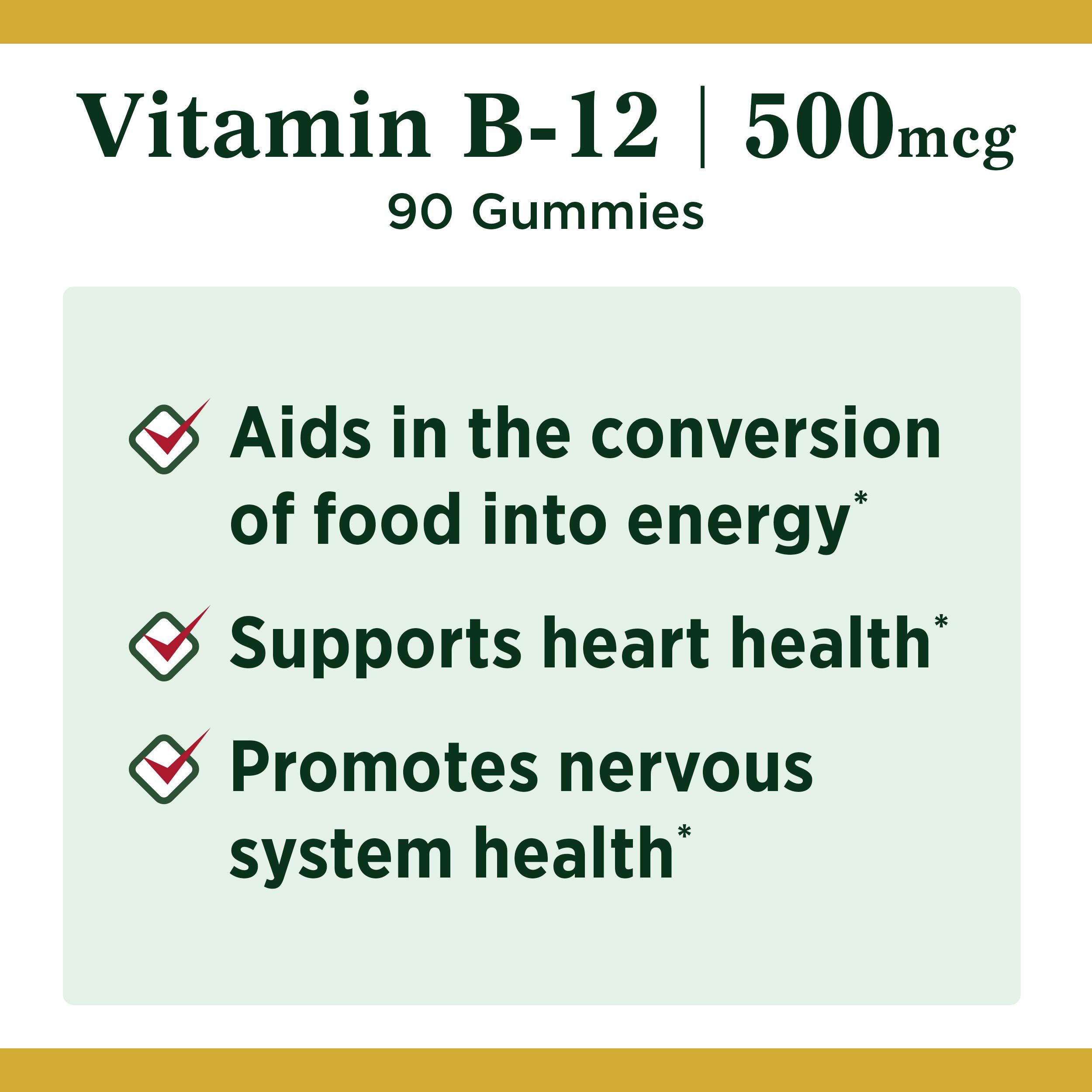 Foto 4 pulgar | Suplemento: Gomitas De Vitamina B12 De Nature's Bounty, 500 Mcg, 90 Unidades - Venta Internacional.