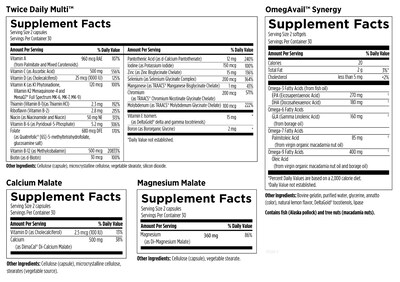 Foto 4 | Paquetes Esenciales De Supplement Designs For Health Dos Veces Al Día - Venta Internacional.