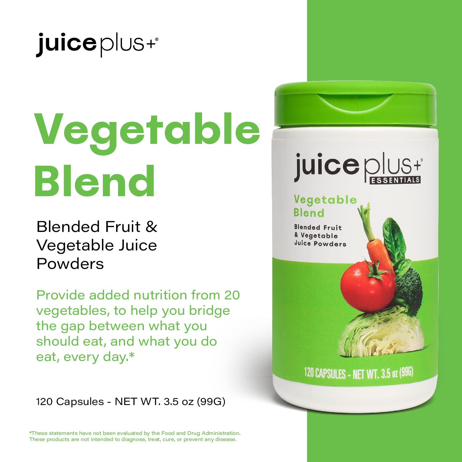 Foto 4 pulgar | Mezcla De Verduras Supplement Juice Plus+, 60 Porciones - Venta Internacional.