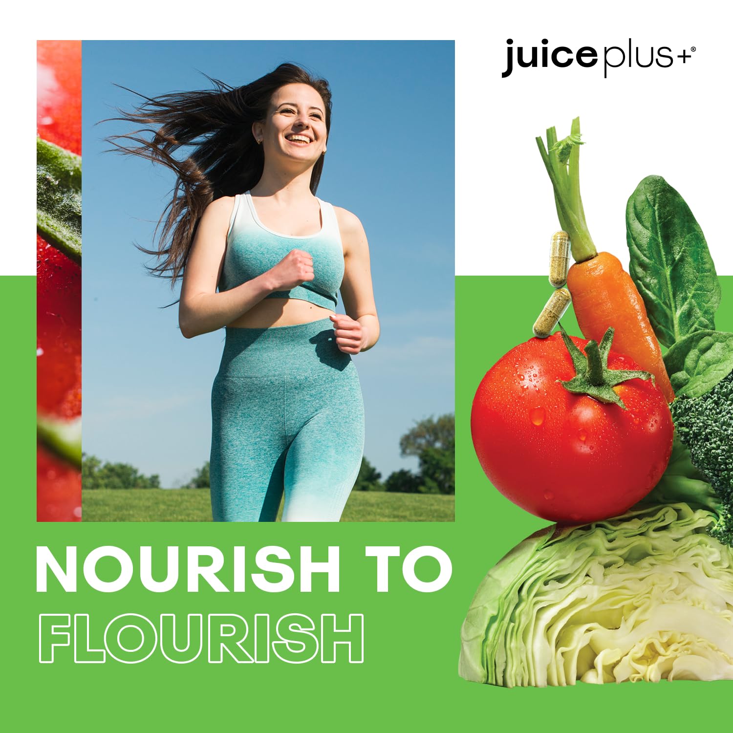 Foto 5 pulgar | Mezcla De Verduras Supplement Juice Plus+, 60 Porciones - Venta Internacional.