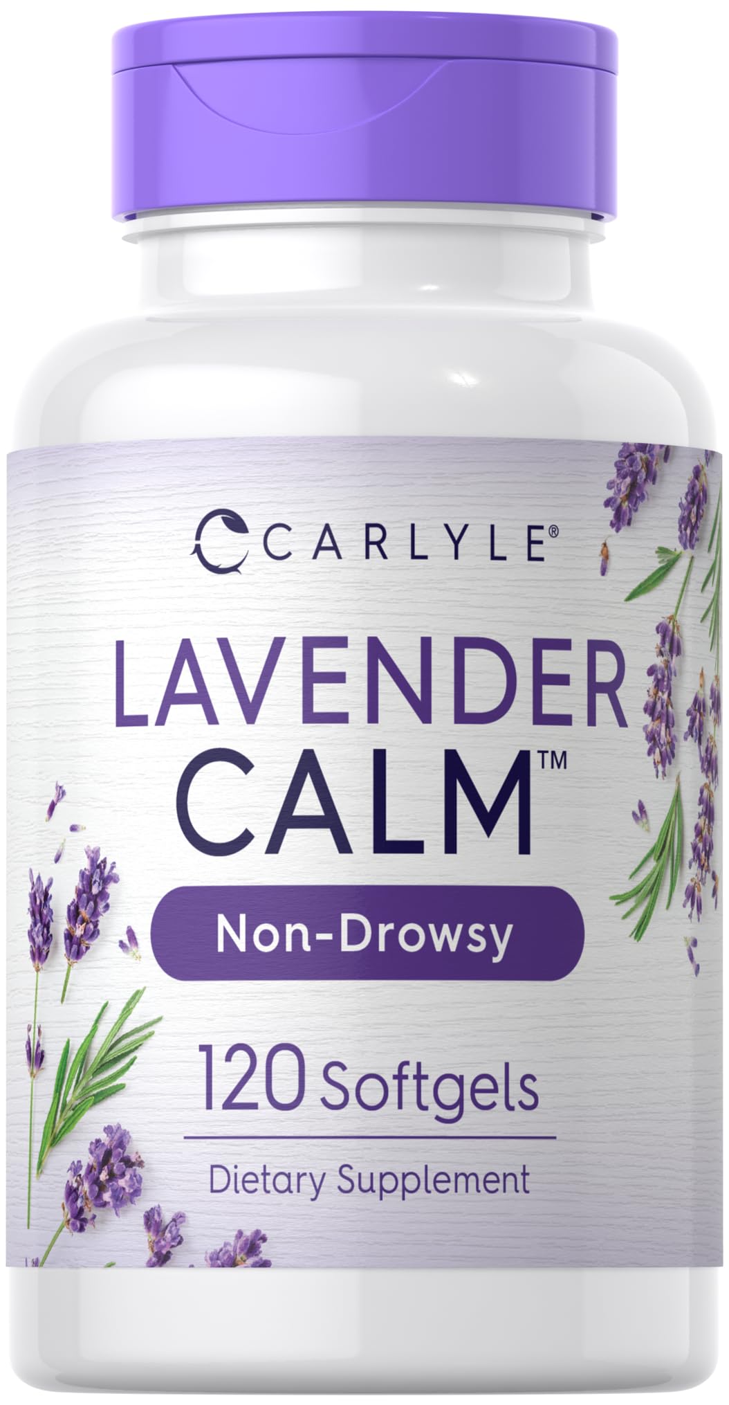 Suplemento Carlyle Lavender Pills, 80 Mg, 120 Cápsulas De Gelatina Blanda - Venta Internacional.