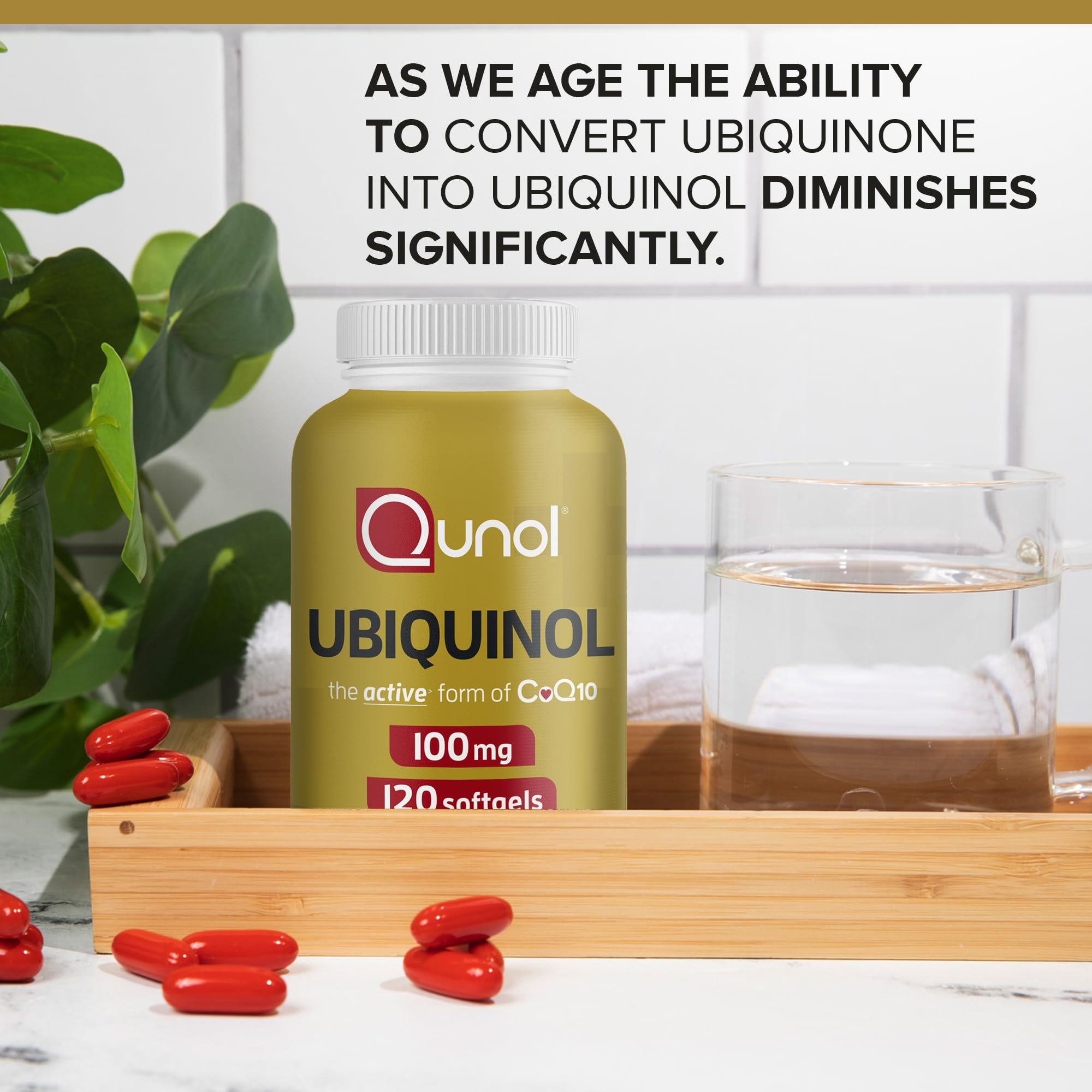 Foto 4 | Suplemento Qunol Ubiquinol Coq10, 100 Mg, Cápsulas Blandas, 120 Unidades - Venta Internacional.
