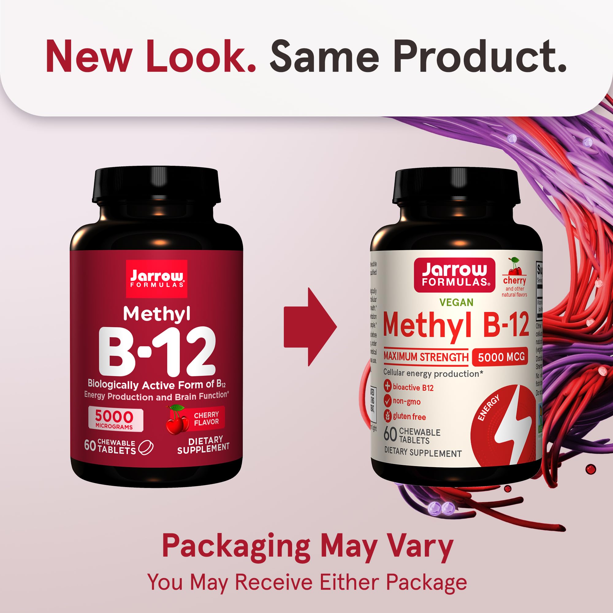 Foto 3 pulgar | Suplemento De Metil B-12 De Jarrow Formulas, 5000 Mcg, 60 Tabletas - Venta Internacional.