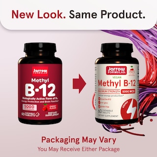 Foto 2 | Suplemento De Metil B-12 De Jarrow Formulas, 5000 Mcg, 60 Tabletas - Venta Internacional.