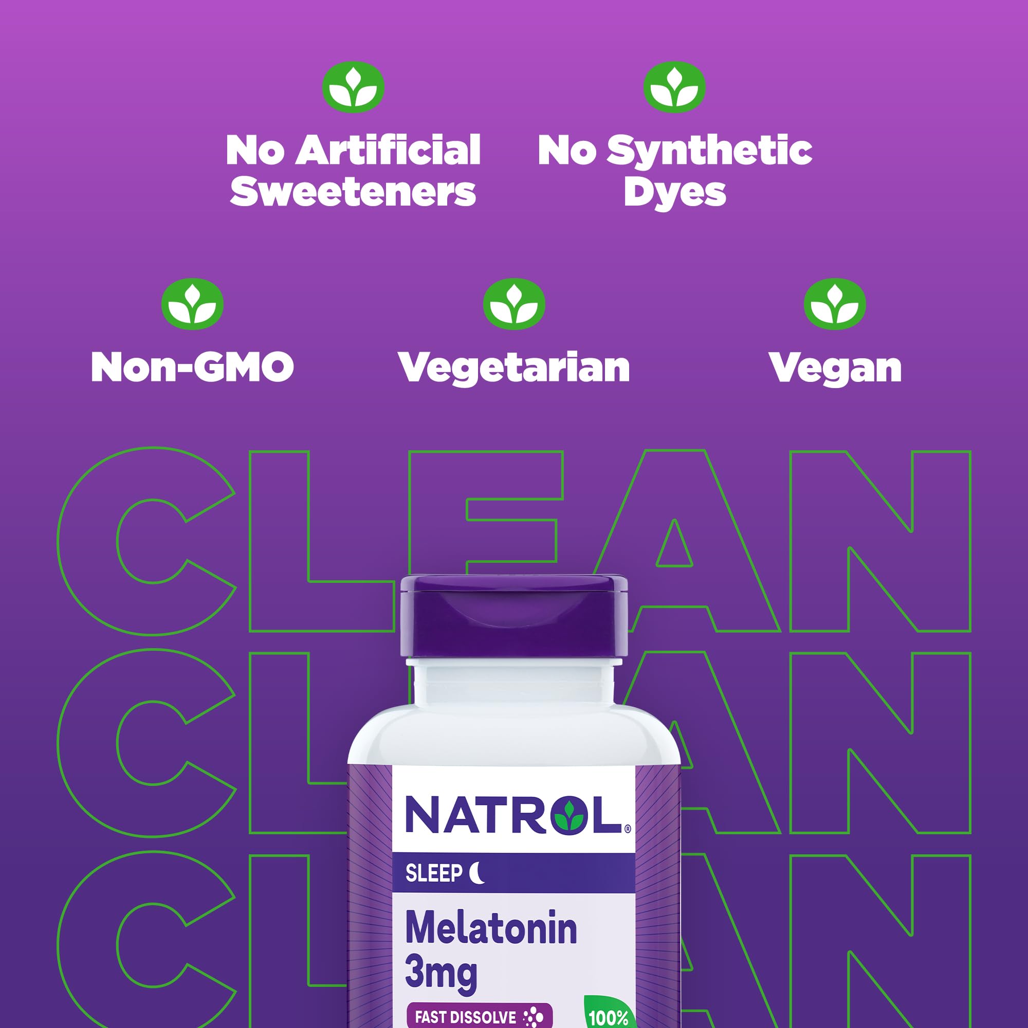 Foto 5 pulgar | Suplemento Natrol Melatonin 3 Mg De Fresa 150 Comprimidos - Venta Internacional.