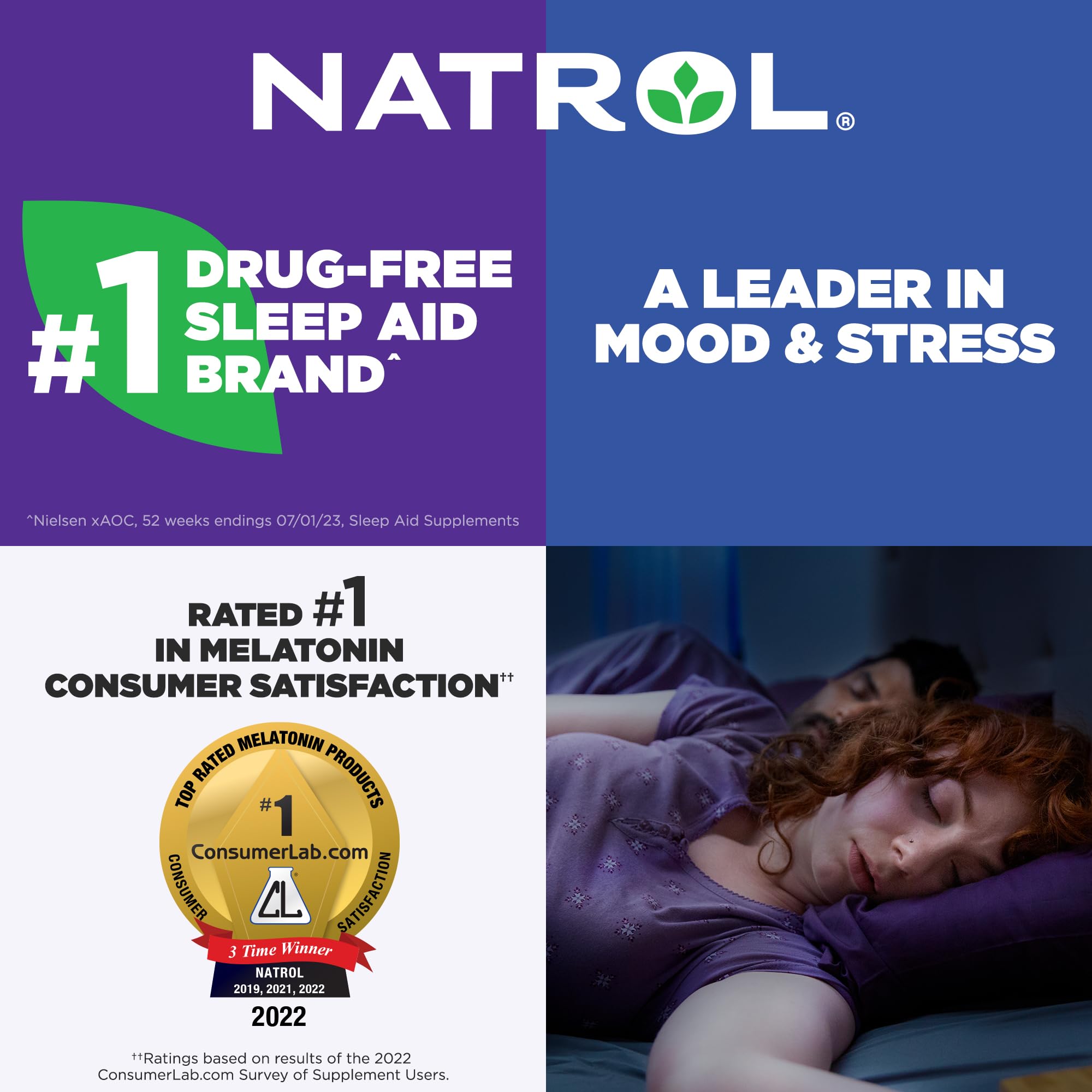 Foto 8 pulgar | Suplemento Natrol Melatonin 3 Mg De Fresa 150 Comprimidos - Venta Internacional.
