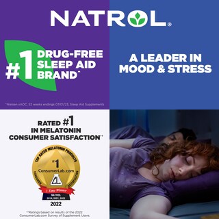 Foto 7 | Suplemento Natrol Melatonin 3 Mg De Fresa 150 Comprimidos - Venta Internacional.