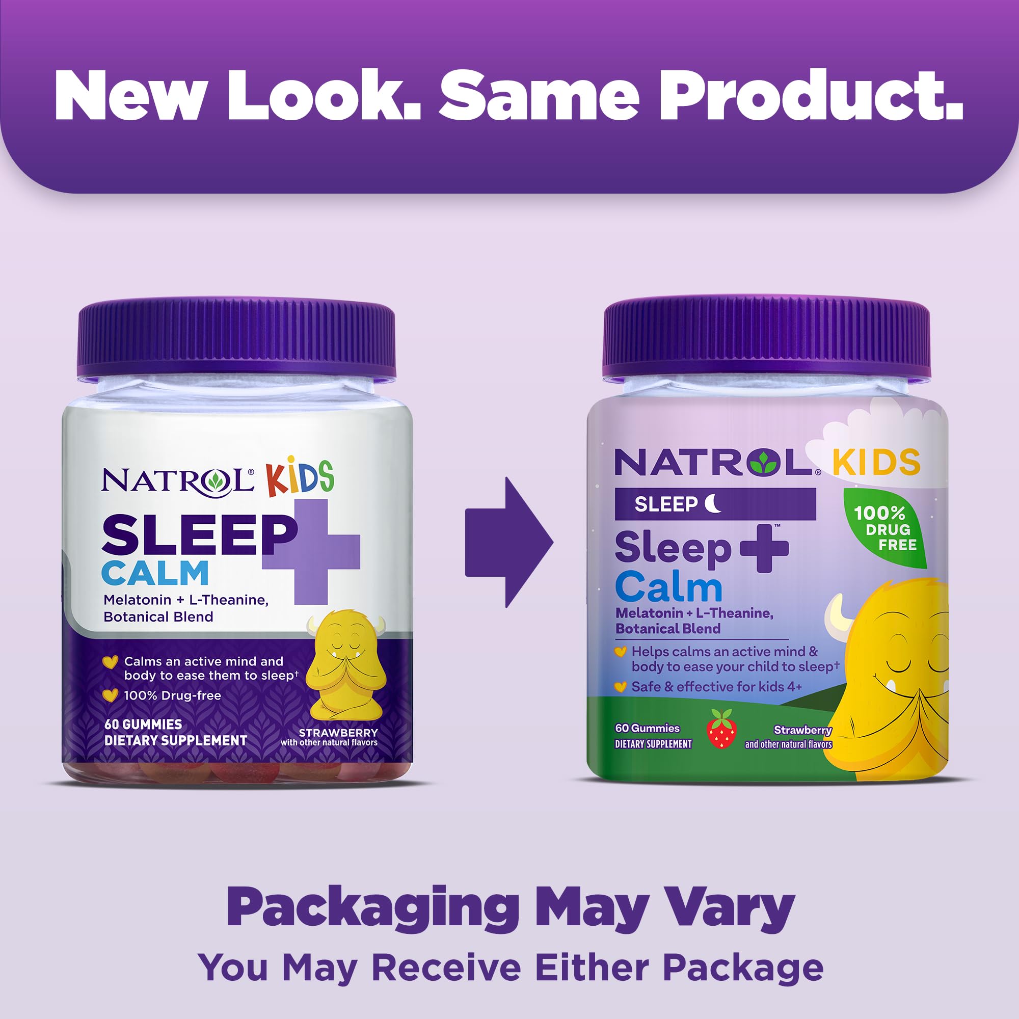 Foto 3 pulgar | Suplemento Natrol Kids Sleep+ Calm Con Melatonina Y L-teanina - Venta Internacional.