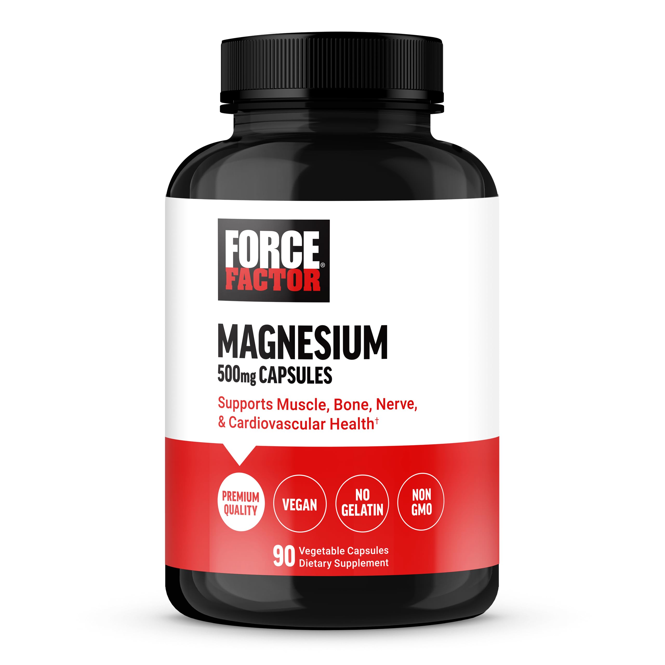 Foto 1 | Suplemento De Magnesio Force Factor 90 Cápsulas Veganas - Venta Internacional.