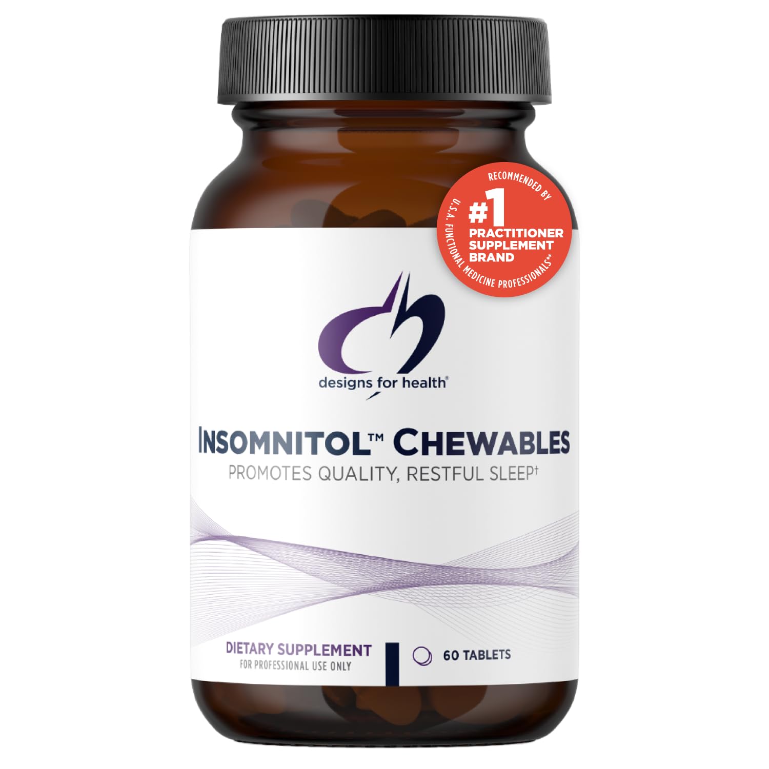 Foto 2 pulgar | Diseños De Suplementos Para La Salud Insomnitol Chewables 60 Tabletas - Venta Internacional.