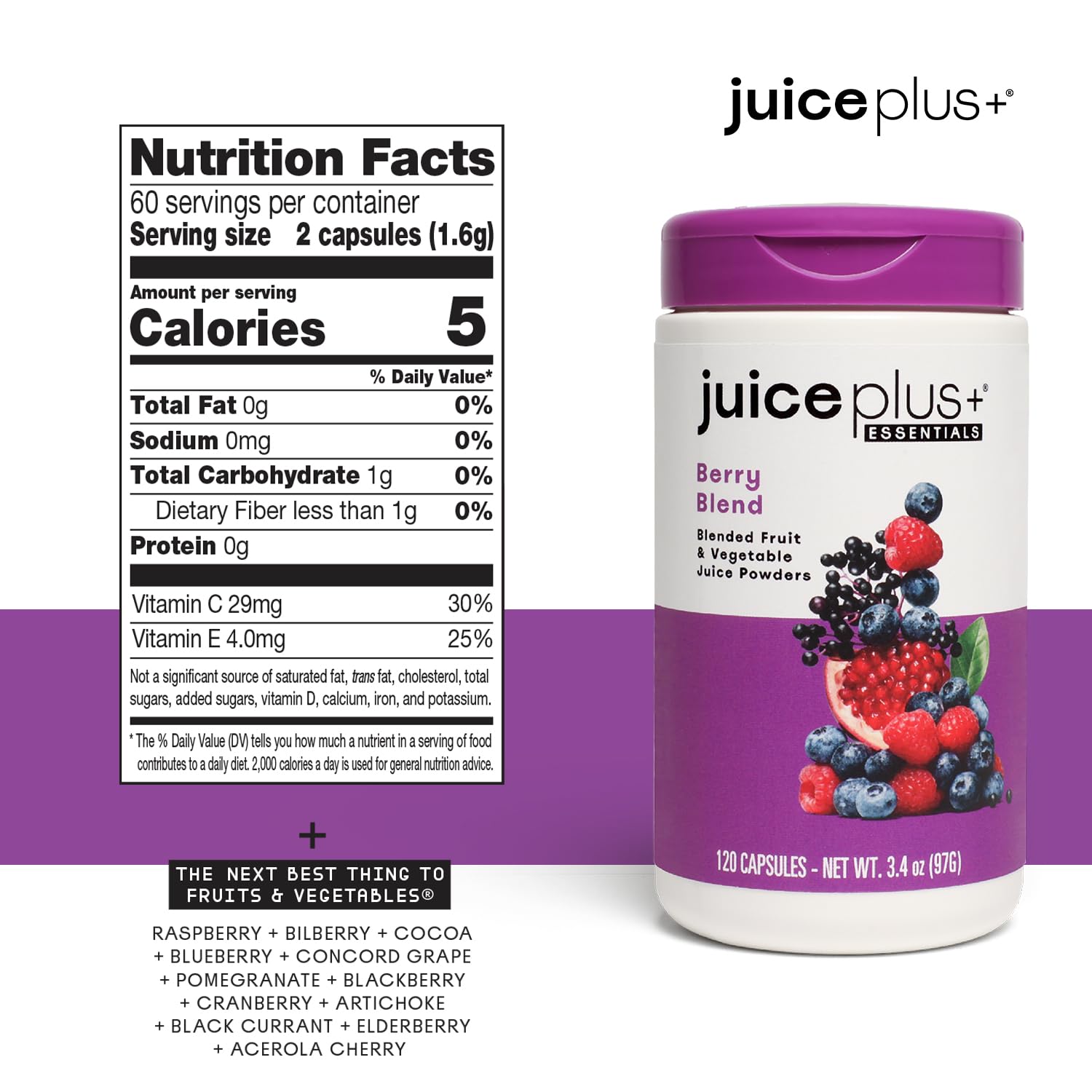 Foto 5 pulgar | Suplemento Juice Plus+ Mezcla De Frutas, Verduras Y Bayas, 3 X 500 Ml - Venta Internacional.