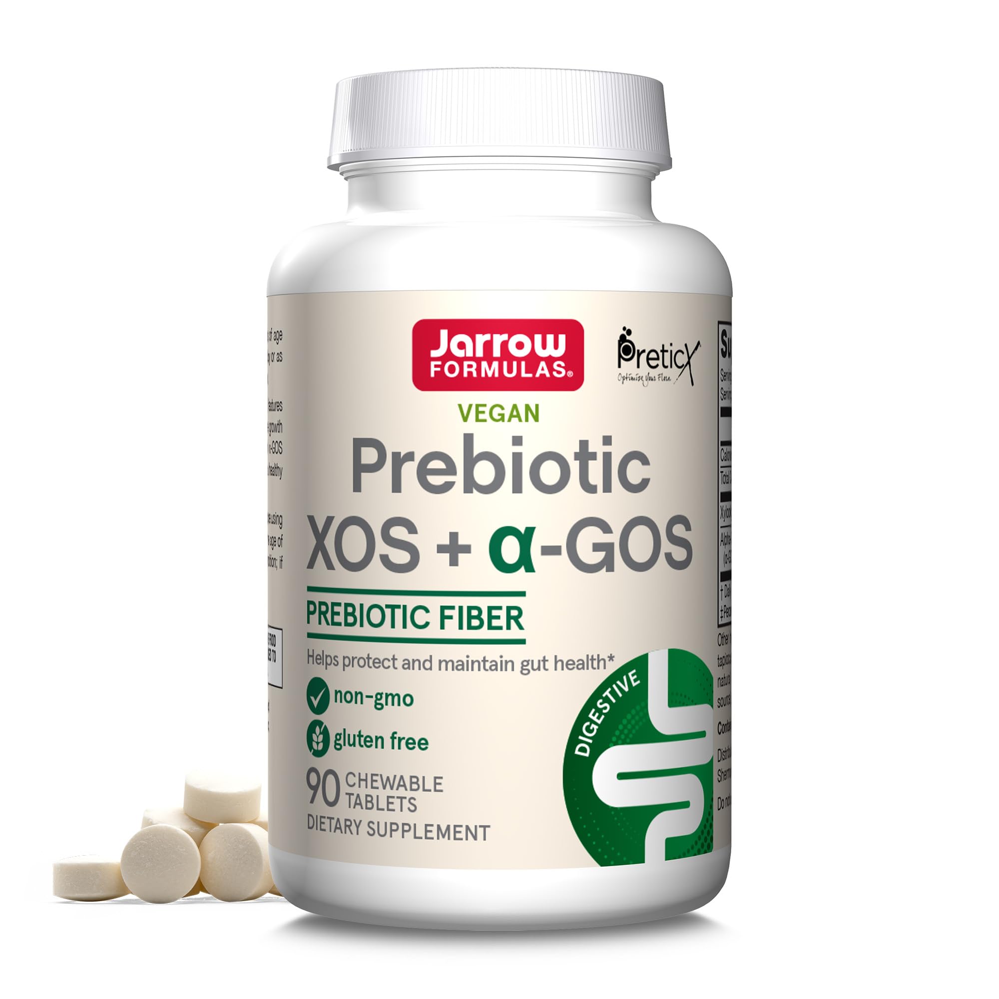 Suplemento Prebiótico Xos + Gos De Jarrow Formulas, 90 Comprimidos - Venta Internacional.