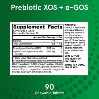 Foto 6 | Suplemento Prebiótico Xos + Gos De Jarrow Formulas, 90 Comprimidos - Venta Internacional.