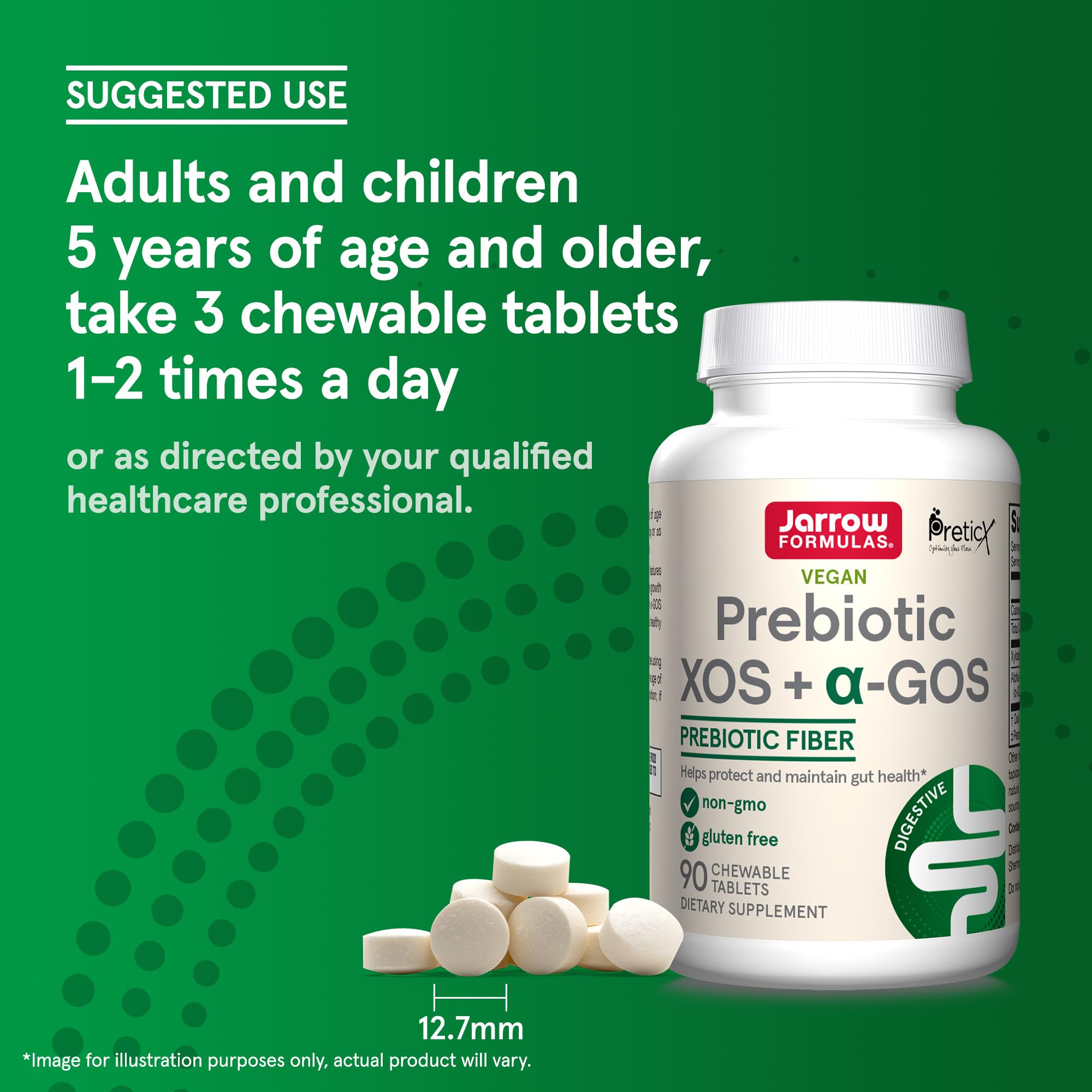 Foto 7 | Suplemento Prebiótico Xos + Gos De Jarrow Formulas, 90 Comprimidos - Venta Internacional.