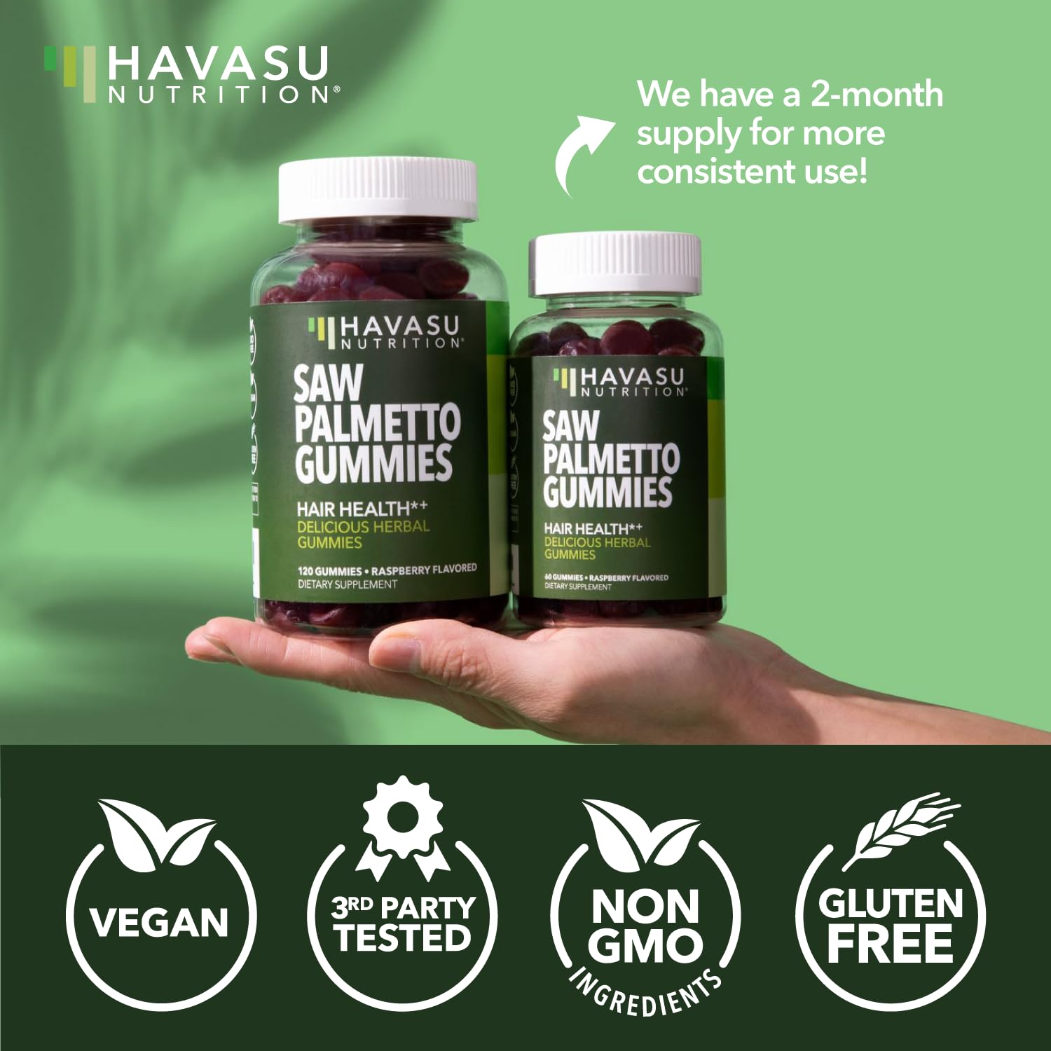 Foto 8 pulgar | Gomitas Supplement Havasu Nutrition De Palma Enana Americana Para Hombre - Venta Internacional.