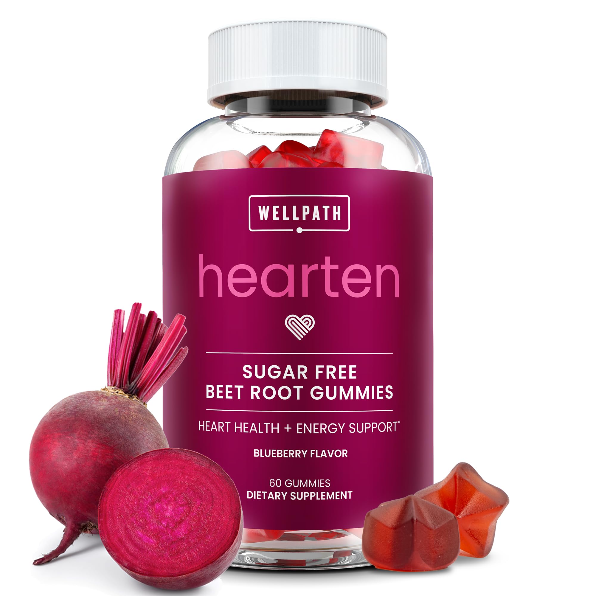 Foto 2 pulgar | Complemente Las Gomitas De Raíz De Remolacha Wellpath De 1500 Mg Para La Presión Arterial - Venta Internacional.