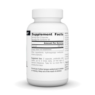Foto 2 | Carbón Vegetal 100% Puro Activado De Supplement Source Naturals, 100 Cápsulas - Venta Internacional.