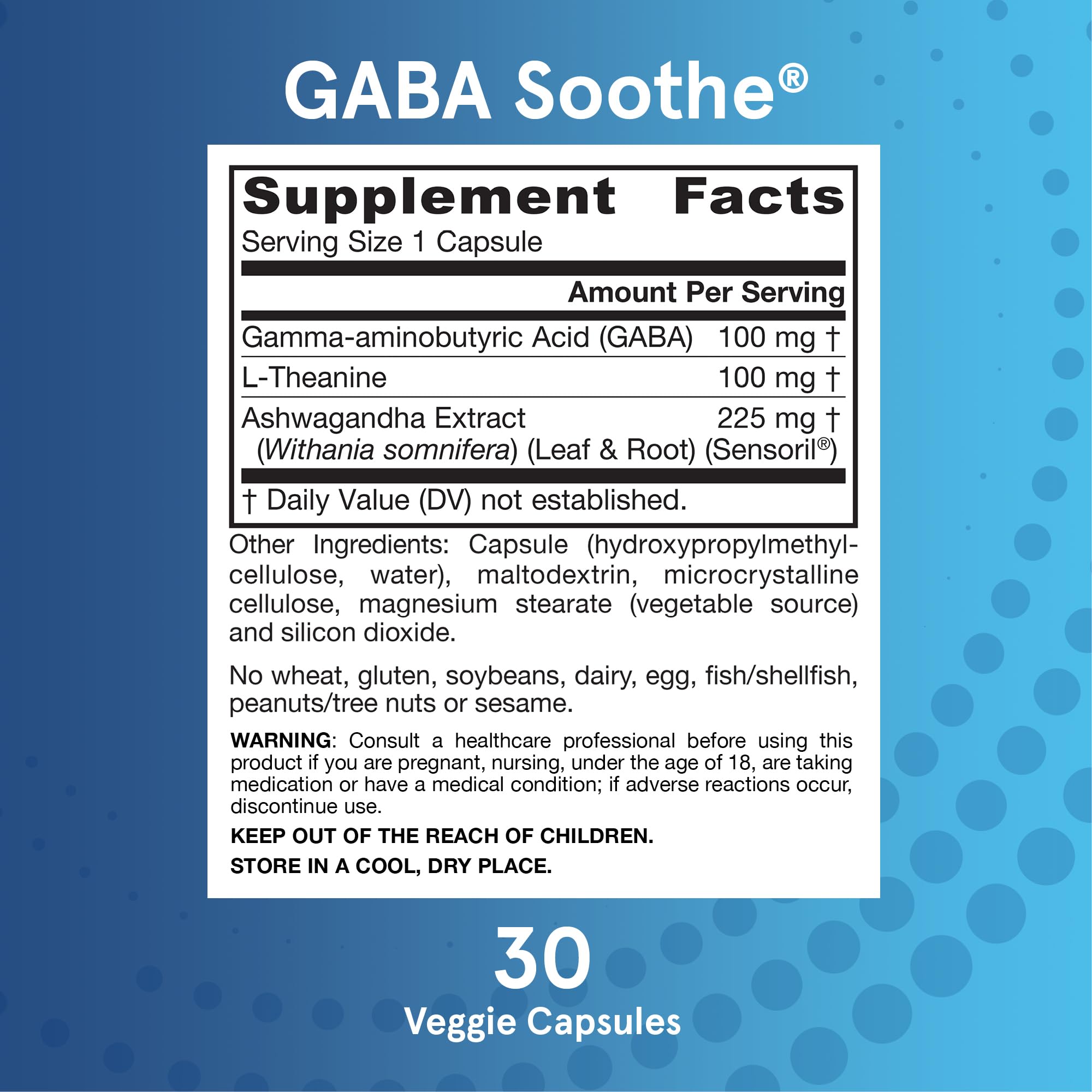 Foto 7 pulgar | Suplemento Dietético Jarrow Formulas Gaba Soothe 30 Cápsulas - Venta Internacional.