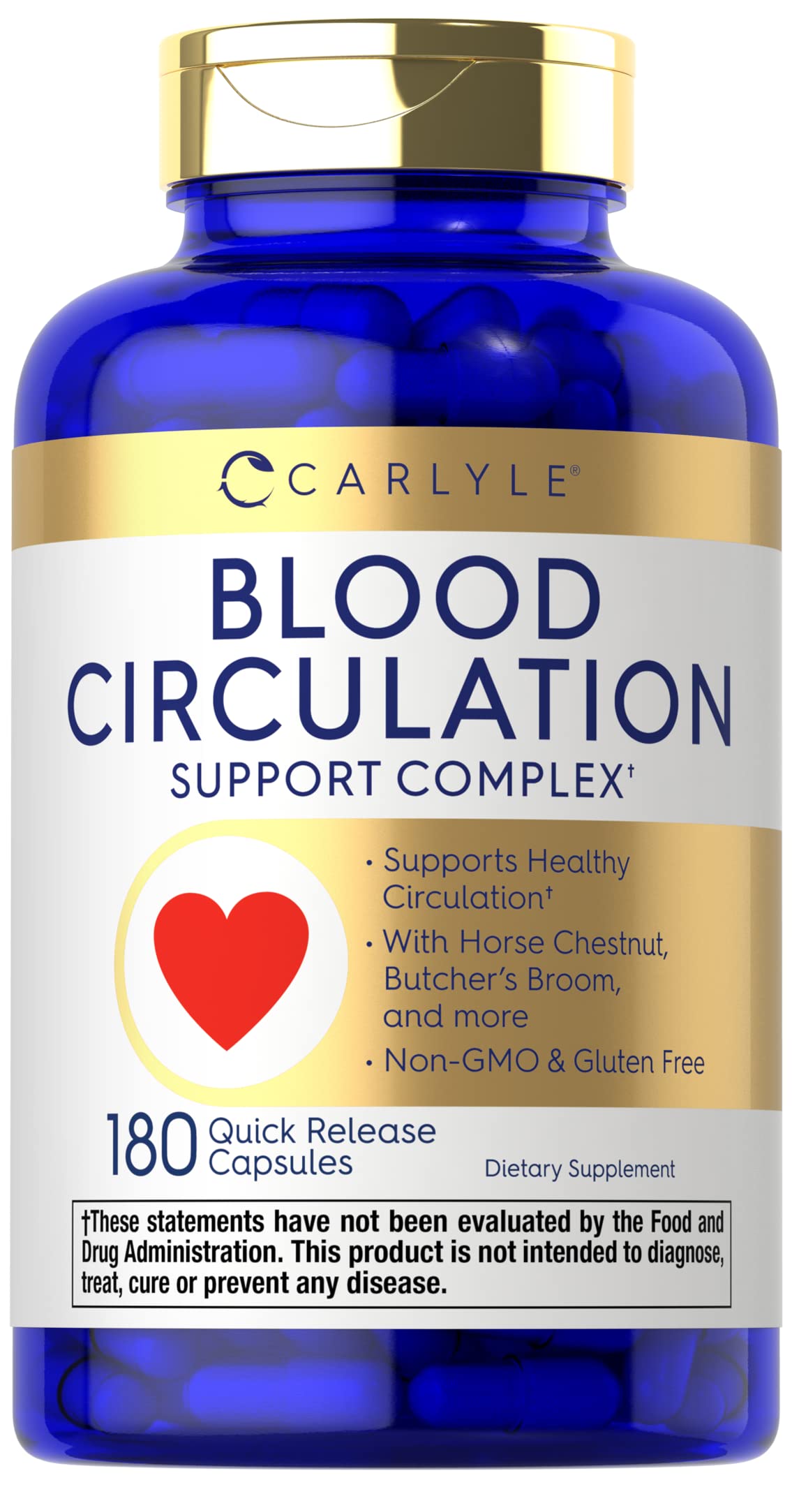 Suplemento Carlyle Blood Circulation 180 Cápsulas - Venta Internacional.