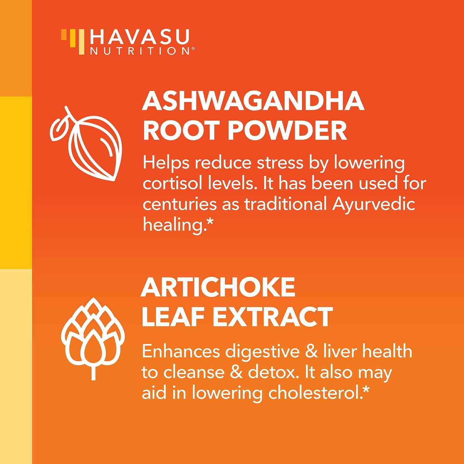 Foto 7 pulgar | Suplemento Havasu Nutrition Ashwagandha 1000 Mg Con Alcachofa - Venta Internacional.