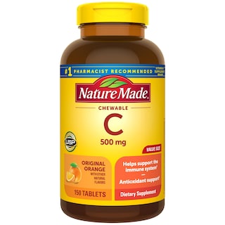 Foto 1 | Suplemento De Vitamina C Masticable Nature Made, 500 Mg, 150 Tabletas - Venta Internacional.