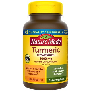 Foto 1 | Suplemento De Curcumina De Cúrcuma Nature Made, 1000 Mg, 60 Cápsulas - Venta Internacional.