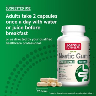 Foto 7 | Suplemento Jarrow Formulas Mastic Gum 1000 Mg 60 Cápsulas - Venta Internacional.