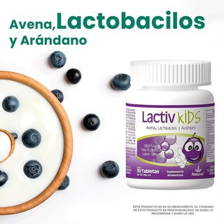 Foto 2 | Suplemento Alimenticio Lactiv Kids. Sabor Uva 30 Tabletas