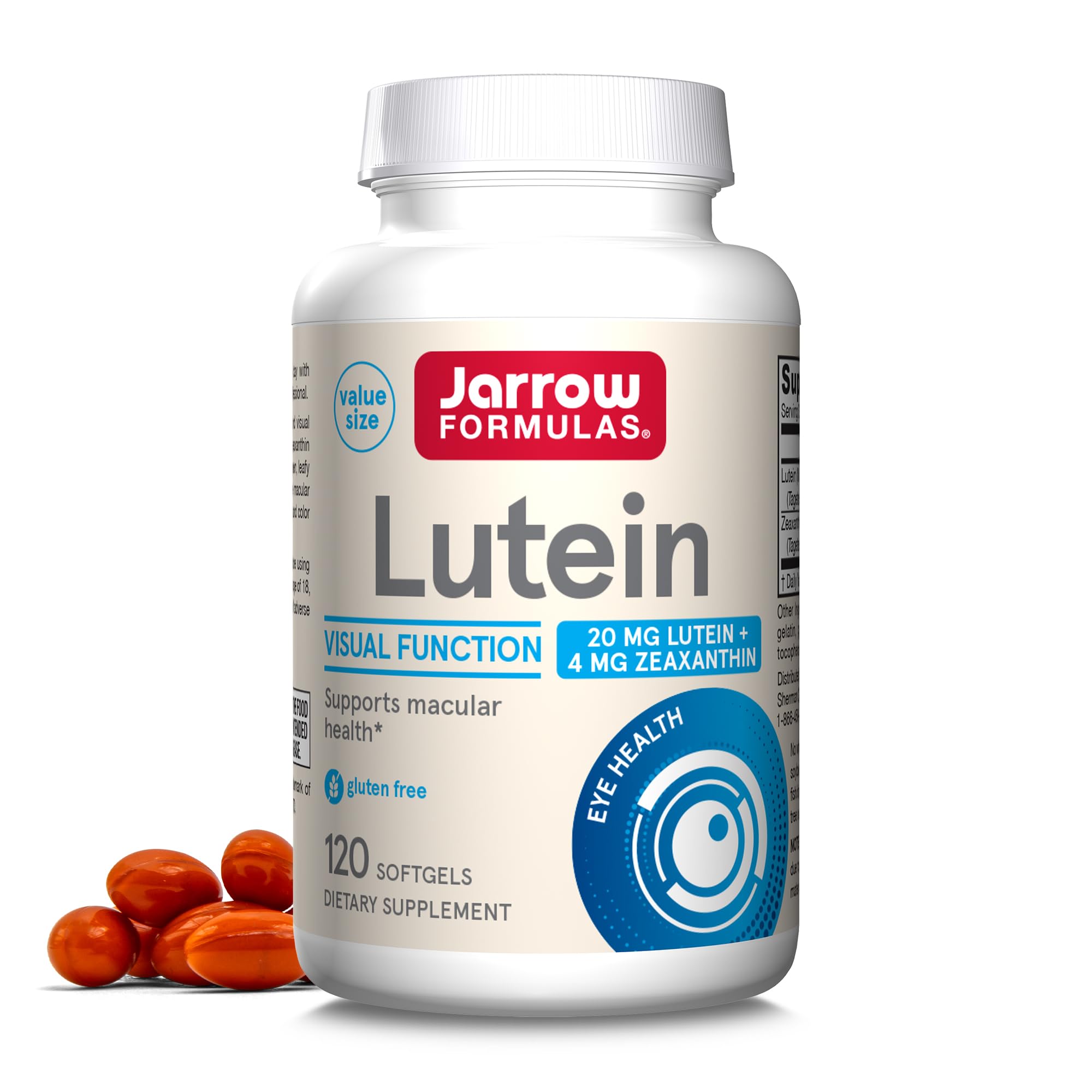 Foto 2 pulgar | Suplemento De 20 Mg De Luteína De Jarrow Formulas Con 120 Cápsulas Blandas De Zeaxantina - Venta Internacional.
