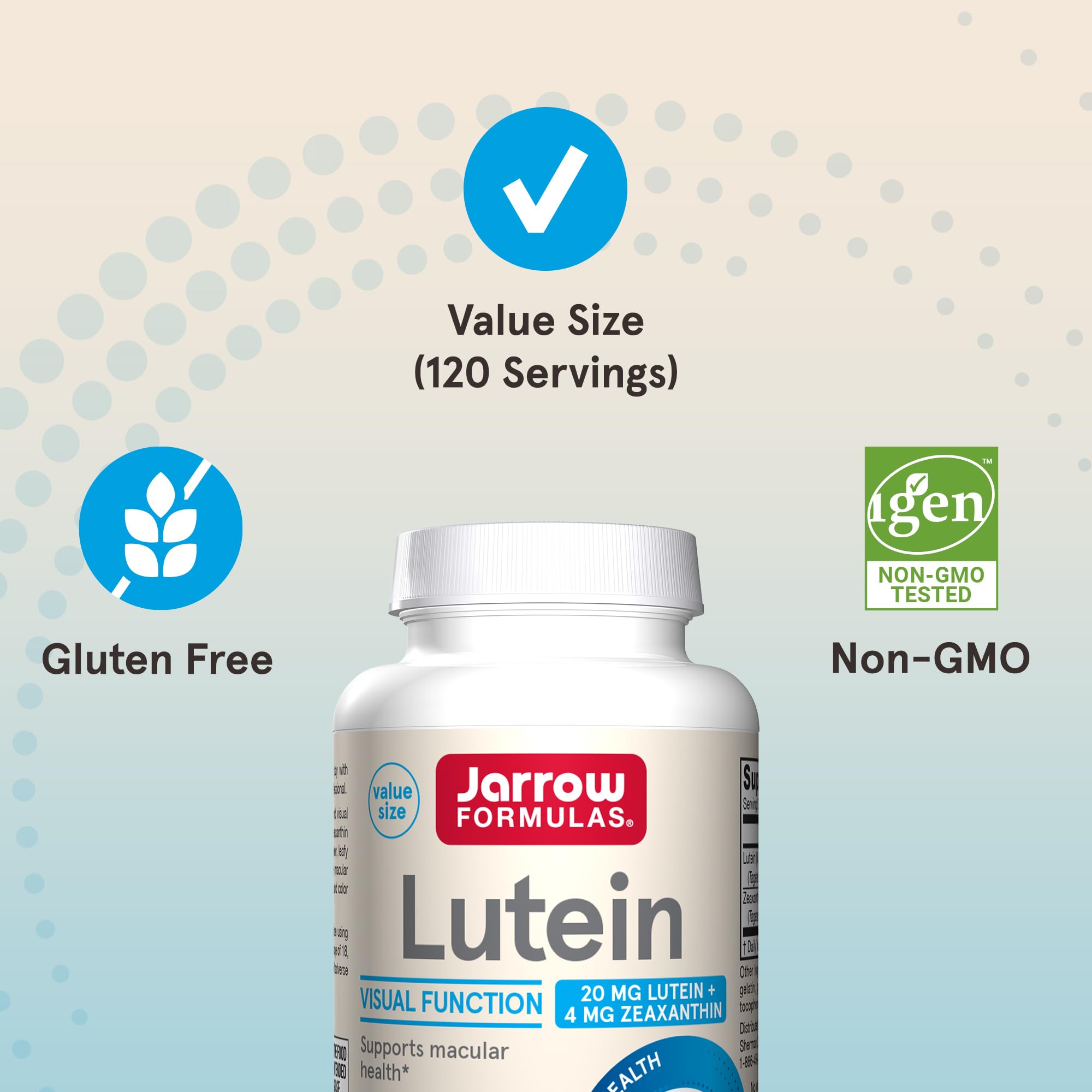 Foto 6 pulgar | Suplemento De 20 Mg De Luteína De Jarrow Formulas Con 120 Cápsulas Blandas De Zeaxantina - Venta Internacional.