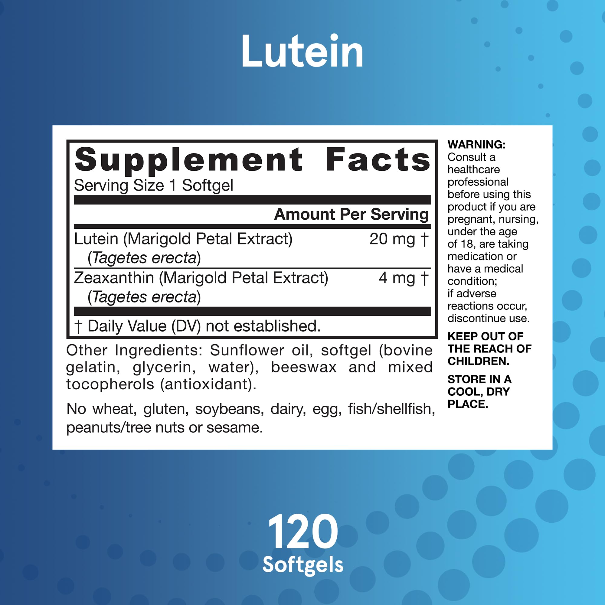 Foto 7 pulgar | Suplemento De 20 Mg De Luteína De Jarrow Formulas Con 120 Cápsulas Blandas De Zeaxantina - Venta Internacional.