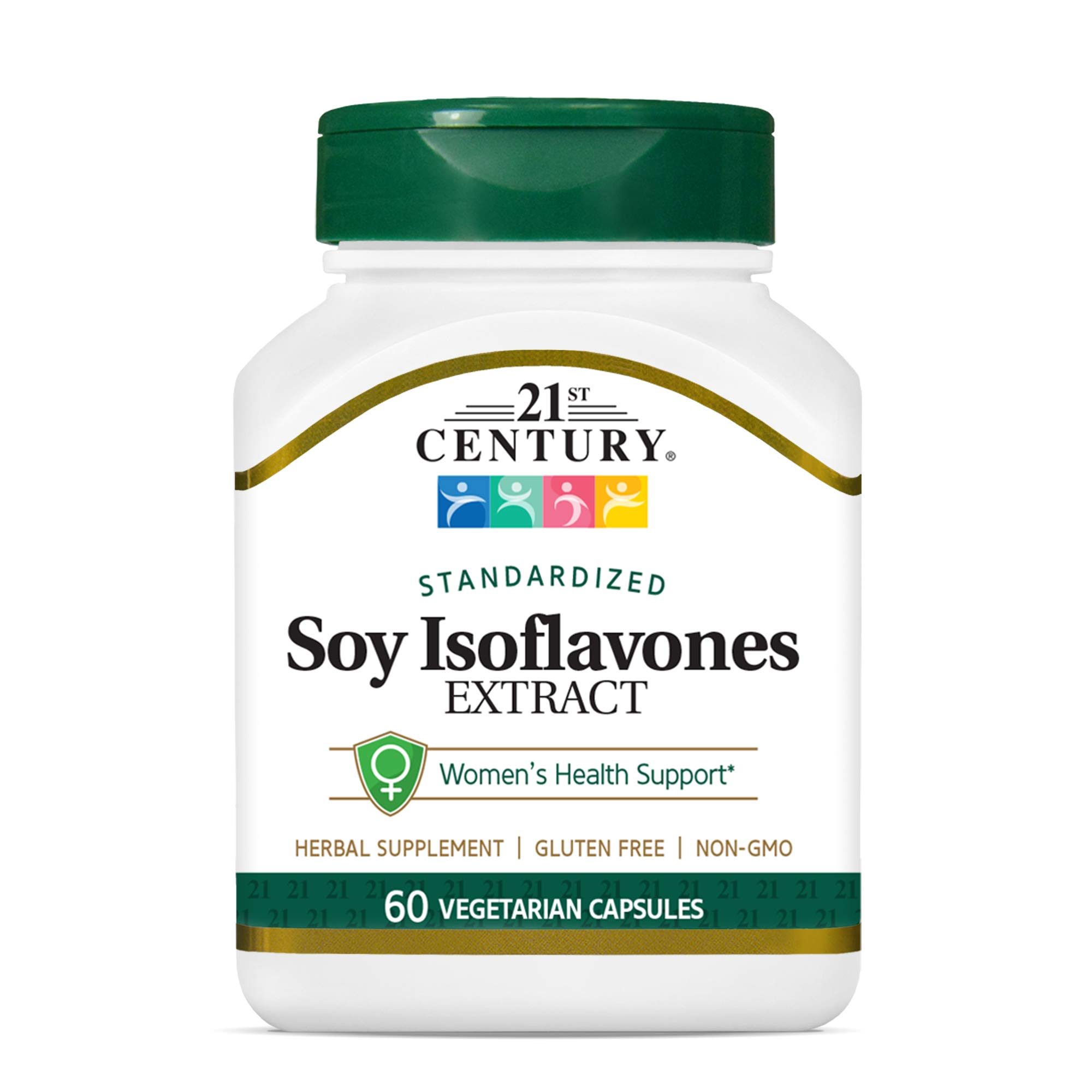 Foto 2 pulgar | Suplemento De Isoflavonas De Soja Del Siglo Xxi, 60 Cápsulas Vegetarianas - Venta Internacional.