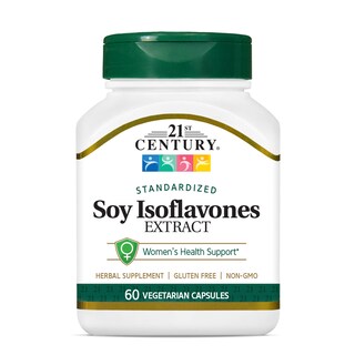 Foto 1 | Suplemento De Isoflavonas De Soja Del Siglo Xxi, 60 Cápsulas Vegetarianas - Venta Internacional.