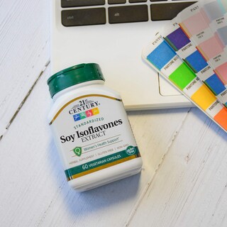Foto 4 | Suplemento De Isoflavonas De Soja Del Siglo Xxi, 60 Cápsulas Vegetarianas - Venta Internacional.