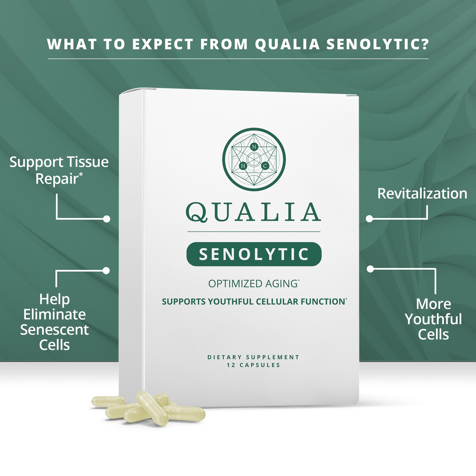 Foto 3 pulgar | Suplemento Neurohacker Collective Qualia Senolytic, 1 Caja - Venta Internacional.
