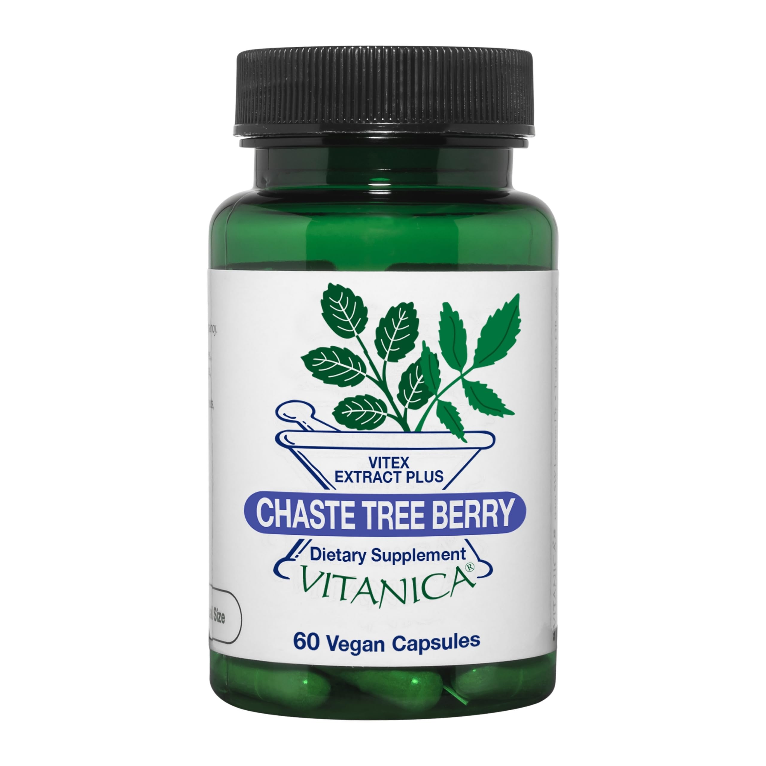 Foto 1 | Suplemento Vitanica Con Extracto De Vitex De Bayas De Árbol Casto, 60 Cápsulas - Venta Internacional.