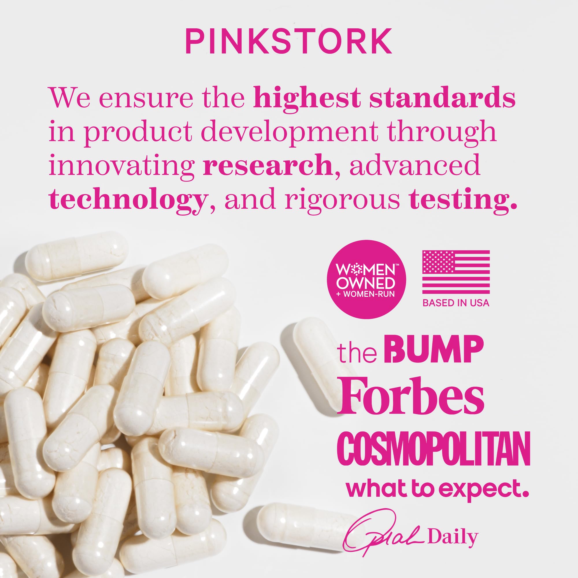 Foto 3 pulgar | Suplemento Pink Stork Myo-inositol Y D-chiro Inositol 90 Cápsulas - Venta Internacional.