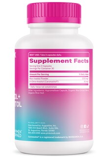 Foto 7 | Suplemento Pink Stork Myo-inositol Y D-chiro Inositol 90 Cápsulas - Venta Internacional.