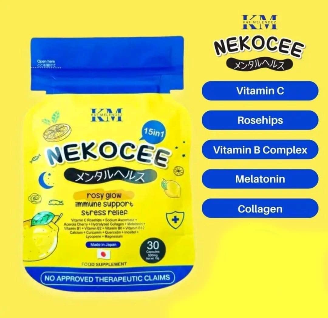 Foto 4 pulgar | Complemento Alimenticio Herskin Nekocee 15 En 1 Rosy Glow 30 Cápsulas - Venta Internacional.