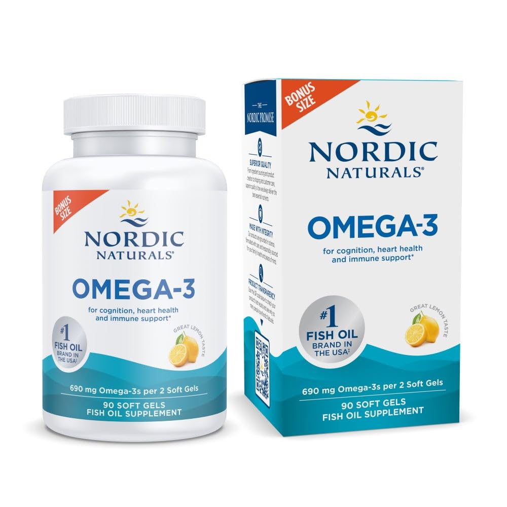 Foto 2 pulgar | Suplemento De Aceite De Pescado Omega-3 De Nordic Naturals, 690 Mg, 90 Cápsulas Blandas - Venta Internacional.