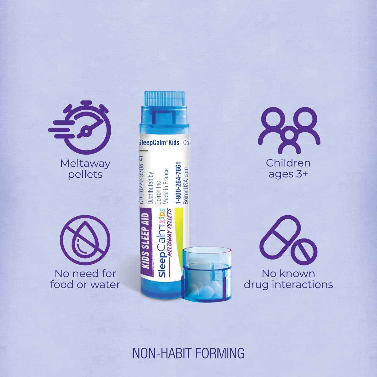 Foto 3 | Sleep Aid Boiron Sleepcalm Kids Sin Melatonina, 2 Unidades - Venta Internacional.