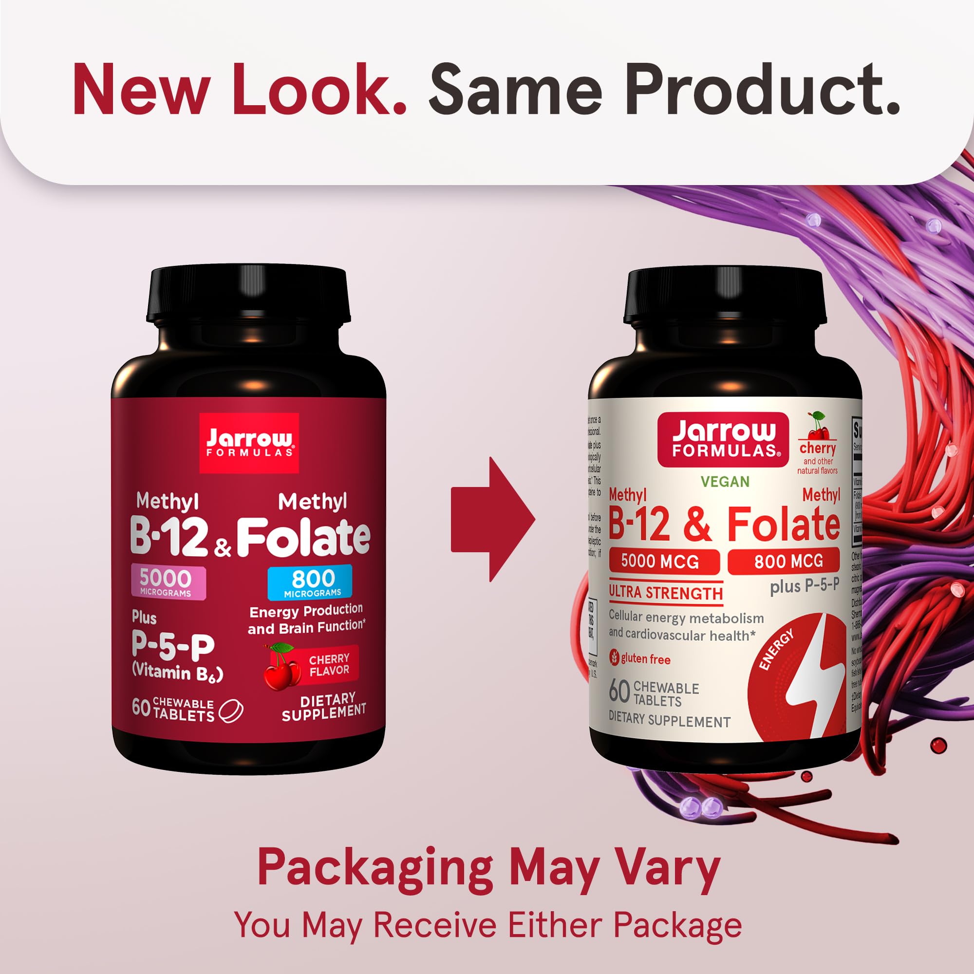 Foto 3 pulgar | Suplemento De Metil B-12 Ultra Fuerte De Jarrow Formulas, 5000 Mcg - Venta Internacional.