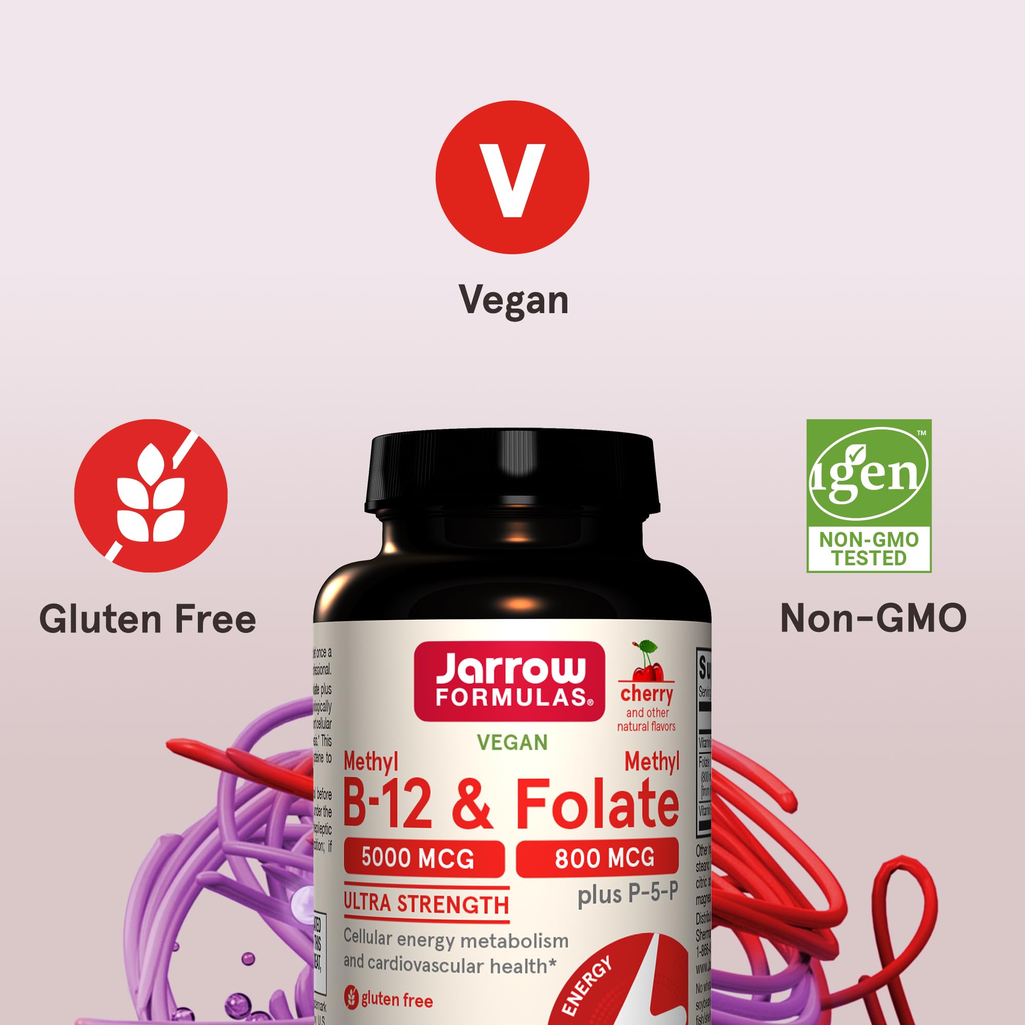 Foto 6 pulgar | Suplemento De Metil B-12 Ultra Fuerte De Jarrow Formulas, 5000 Mcg - Venta Internacional.