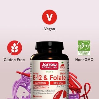 Foto 5 | Suplemento De Metil B-12 Ultra Fuerte De Jarrow Formulas, 5000 Mcg - Venta Internacional.